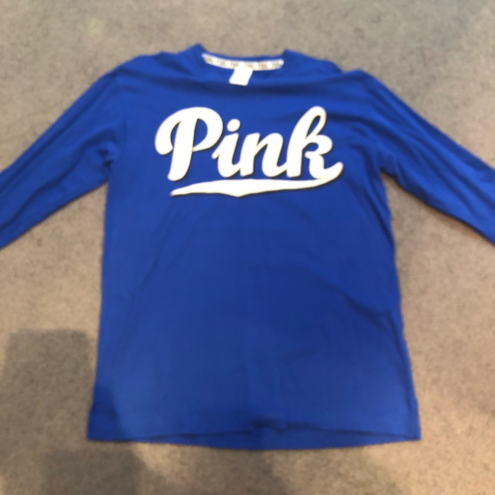 Royal blue long sleeve shirt